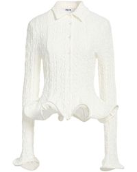 MSGM - Shirt Cotton, Polyamide, Elastane - Lyst