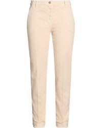 Manila Grace - Sand Pants Cotton, Elastane - Lyst