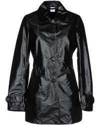 Femme Vêtements Manteaux Manteaux longs et manteaux dhiver Pardessus burroughs Aspesi en coloris Noir 