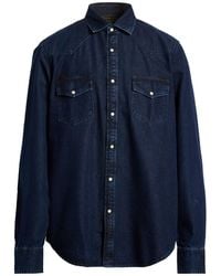 Moorer - Denim Shirt - Lyst