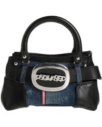 DSquared² - Handbag Textile Fibers, Leather - Lyst