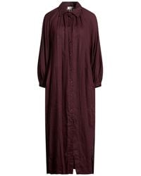 Ottod'Ame - Midi Dress Linen - Lyst