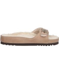 Scholl - Taupe Sandals Leather - Lyst