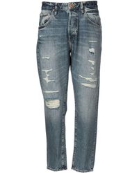Jack & Jones Jeggings & Skinny & Slim sconto 51% MODA UOMO Jeans Consumato Blu navy W30/L32 