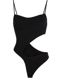 Mugler - Bodysuit Viscose, Polyester - Lyst