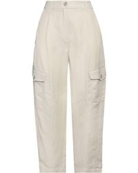 Marella - Pants Viscose, Linen - Lyst