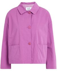 Niu - Jacket Cotton, Elastane - Lyst