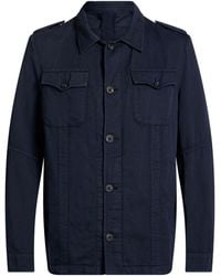 Messagerie - Patrizio Piscaglia Midnight Jacket Cotton, Linen, Lyocell - Lyst