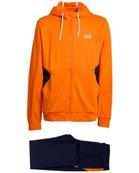 EA7 - Tracksuit Cotton - Lyst