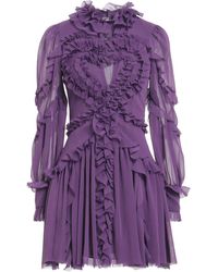 Marco Bologna Short Dress - Purple