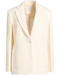 Eleventy - Ivory Blazer Cotton, Viscose, Polyamide - Lyst
