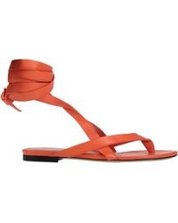 The Attico - Thong Sandal Leather - Lyst