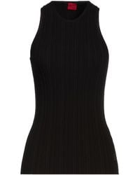 HUGO - Top Viscose, Polyester - Lyst