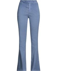 120% Lino - Slate Pants Linen, Cotton, Elastane - Lyst