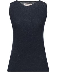 Gentry Portofino Leinen Oberteil mit Lochstrickmuster in Grau Damen Bekleidung Oberteile Kurzarm Oberteile 