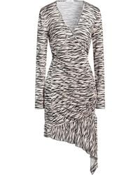 Patrizia Pepe - Ivory Midi Dress Polyester, Elastane - Lyst