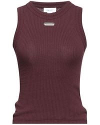McQueen - Burgundy Tank Top Cotton - Lyst