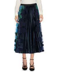 Mary Katrantzou 3/4 Length Skirt - Blue