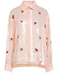 DES_PHEMMES - Shirt Viscose, Glass, Metal, Polyester - Lyst