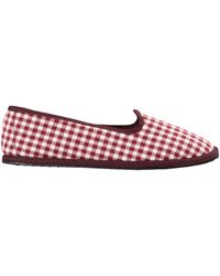 Vibi Venezia - Burgundy Loafers Textile Fibers - Lyst