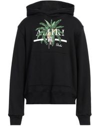 Amiri - Cotton French Terry Hooded Sweatshirt - Lyst