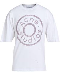 Acne Studios - T-Shirt Cotton, Polyester - Lyst