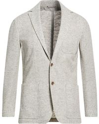 Canali - Light Blazer Cotton, Polyester, Linen - Lyst