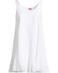 KENZO - Mini Dress Cotton, Polyester - Lyst
