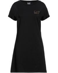 EA7 - Short Dress - Lyst