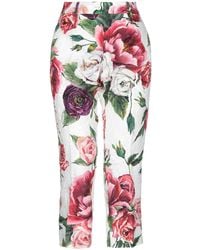 Dolce & Gabbana - Cropped Pants - Lyst