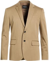 Dondup - Camel Blazer Cotton, Silk, Elastane - Lyst