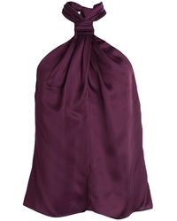 MAX&Co. - Alcano Plum Top Viscose - Lyst