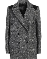 Hanita - Coat Polyester, Wool, Polyurethane - Lyst
