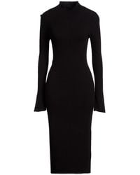 Dondup - Midi Dress Viscose, Polyester, Polyamide - Lyst