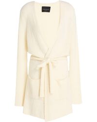 Roberto Collina - Cream Cardigan Merino Wool, Silk - Lyst