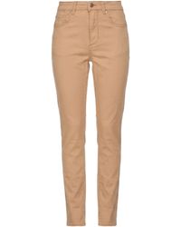 Liu Jo - Camel Pants Cotton, Polyester, Elastane - Lyst