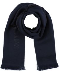 Grey Save 5% for Men Mens Accessories Scarves and mufflers Emporio Armani Man Woven Scarf Scarf in Grey 