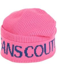 Versace Jeans Couture - Fuchsia Hat Acrylic, Wool - Lyst