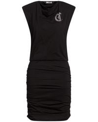 Just Cavalli - Mini Dress Cotton - Lyst