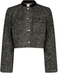 Ba&sh - Charcoal Jacket Polyester, Wool, Alpaca Wool - Lyst