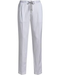 PT Torino - Pants Lyocell, Linen, Cotton - Lyst