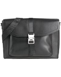 Karl Lagerfeld - Cross-Body Bag Cow Leather, Polyurethane - Lyst
