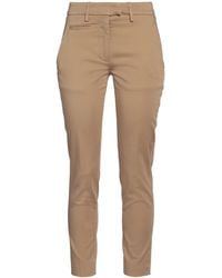 Dondup - Camel Pants Cotton, Elastane - Lyst