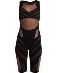 GCDS X WOLFORD - Playsuit Polyamide, Elastane - Lyst