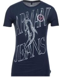 Armani Jeans Short sleeve t-shirts for Men | Online Sale up to 50% off |  Lyst