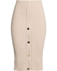 ViCOLO - Midi Skirt Viscose, Polyamide, Wool, Cashmere - Lyst