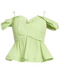 MEIMEIJ - Top Polyester, Cotton, Acetate, Elastane - Lyst