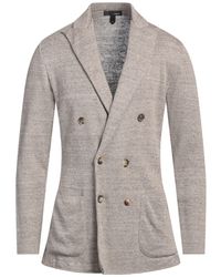 Lardini - Khaki Blazer Linen, Cotton - Lyst