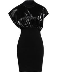 Rick Owens - Mini Dress Cotton, Polyurethane, Elastane - Lyst