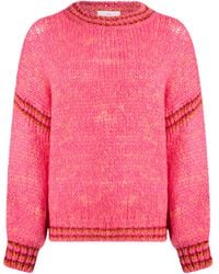 Nenette - Fuchsia Sweater Acrylic, Polyamide, Wool, Alpaca Wool - Lyst